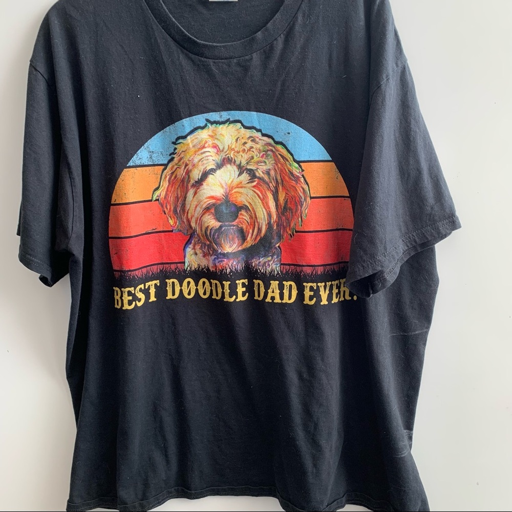Doodle dog size mens XL shirt